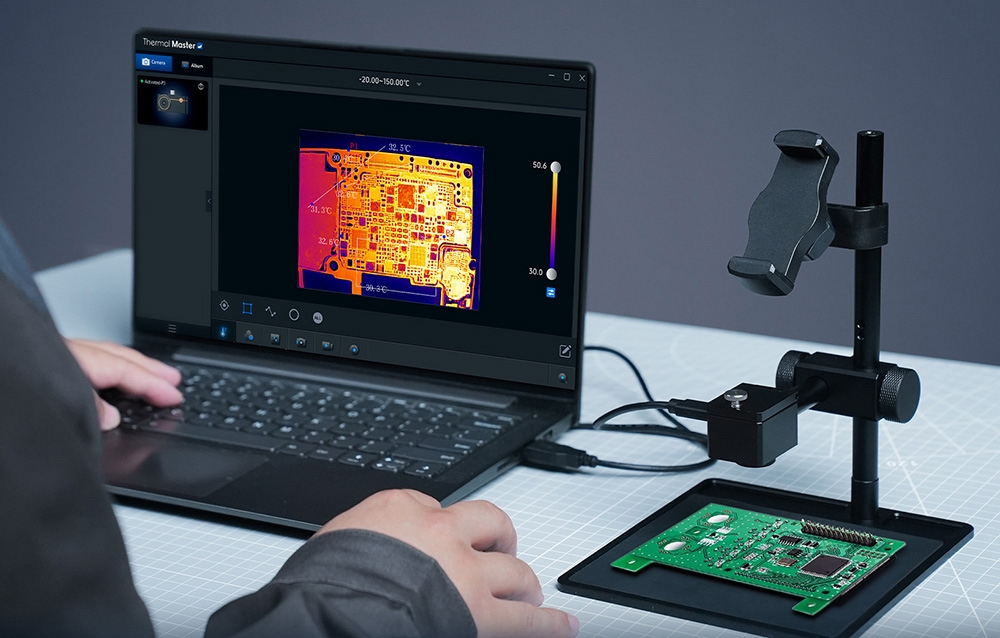 THERMAL MASTER P3 Mini termovizijos kamera, skirta iOS/Android aprašymas - Prekės nuotrauka