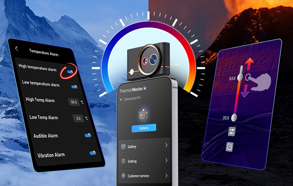 THERMAL MASTER P4 USB-C Mini Thermal Camera aprašymas - Prekės nuotrauka