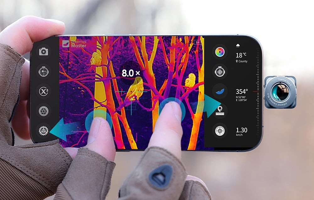 THERMAL MASTER X2 USB-C Mini Thermal Camera aprašymas - Prekės nuotrauka
