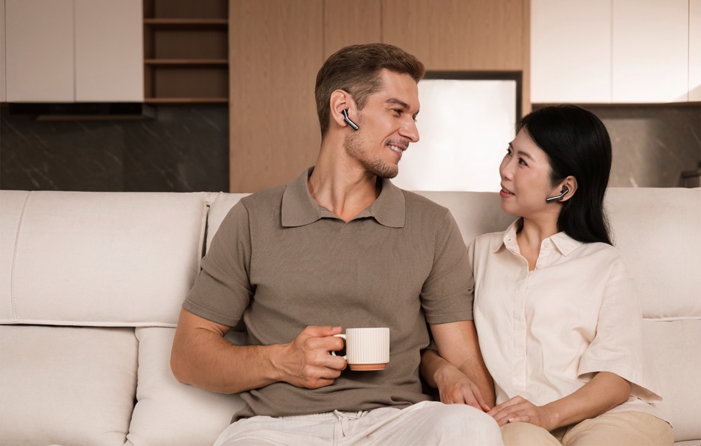 Ausinės TimeKettle W4 Plus TWS Translation Earbuds (Auksinė) aprašymas - Prekės nuotrauka