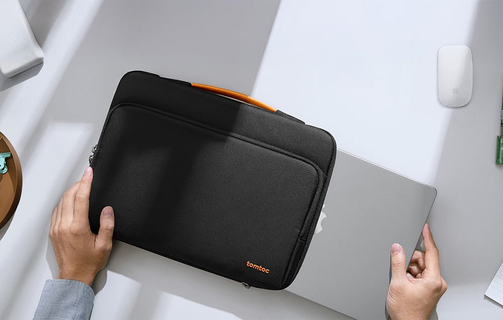 TOMTOC Defender-A14 16" Nešiojamas kompiuteris Bag (Juodas) aprašymas - Prekės nuotrauka