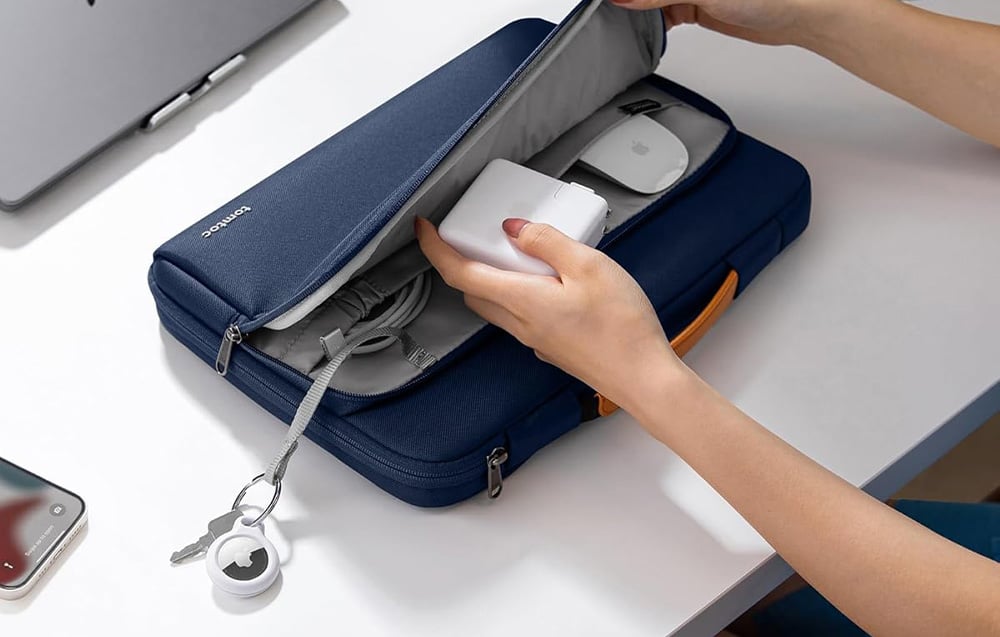 TOMTOC Defender-A14 16" Nešiojamas kompiuteris Bag (Navy Mėlyna) aprašymas - Prekės nuotrauka