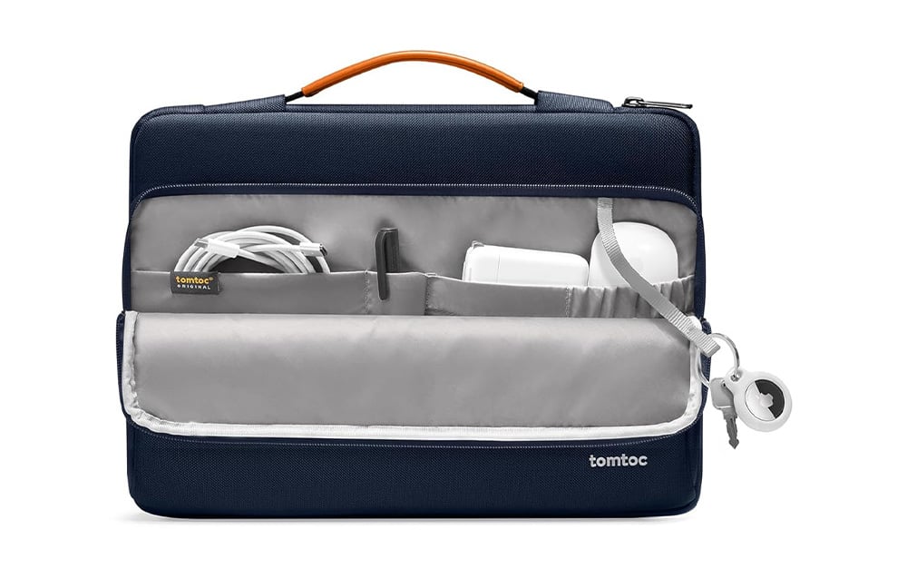TOMTOC Defender-A14 16" Nešiojamas kompiuteris Bag (Navy Mėlyna) aprašymas - Prekės nuotrauka