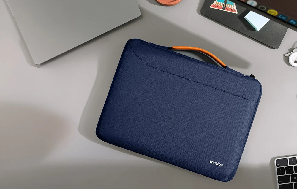 TOMTOC Defender-A22 13" Nešiojamas kompiuteris Bag (Navy Mėlyna) aprašymas - Prekės nuotrauka