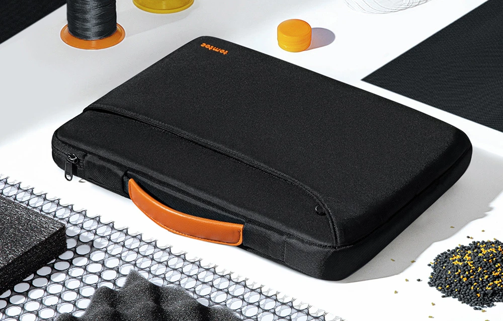 TOMTOC Defender-A22 14'' Nešiojamas kompiuteris Bag (Juodas) aprašymas - Prekės nuotrauka