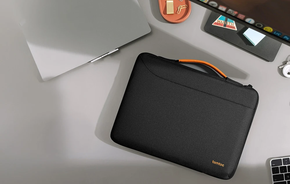 TOMTOC Defender-A22 14'' Nešiojamas kompiuteris Bag (Juodas) aprašymas - Prekės nuotrauka