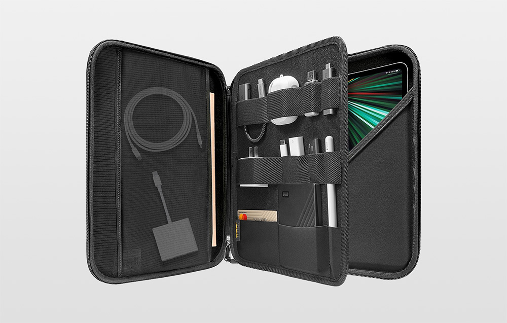 Tomtoc FancyCase-B06 12.9" iPad Case (Juodas) aprašymas - Prekės nuotrauka