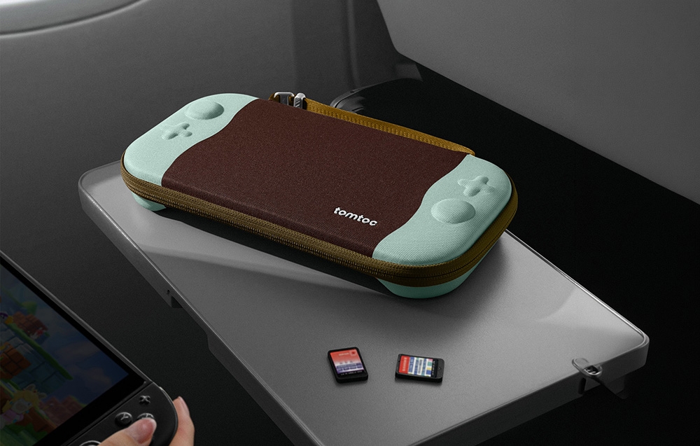 TOMTOC FancyCase-G05 Switch 2 Slim Case (ChocoMint) aprašymas - Prekės nuotrauka