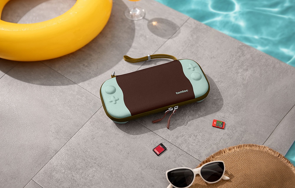 TOMTOC FancyCase-G05 Switch 2 Slim Case (ChocoMint) aprašymas - Prekės nuotrauka