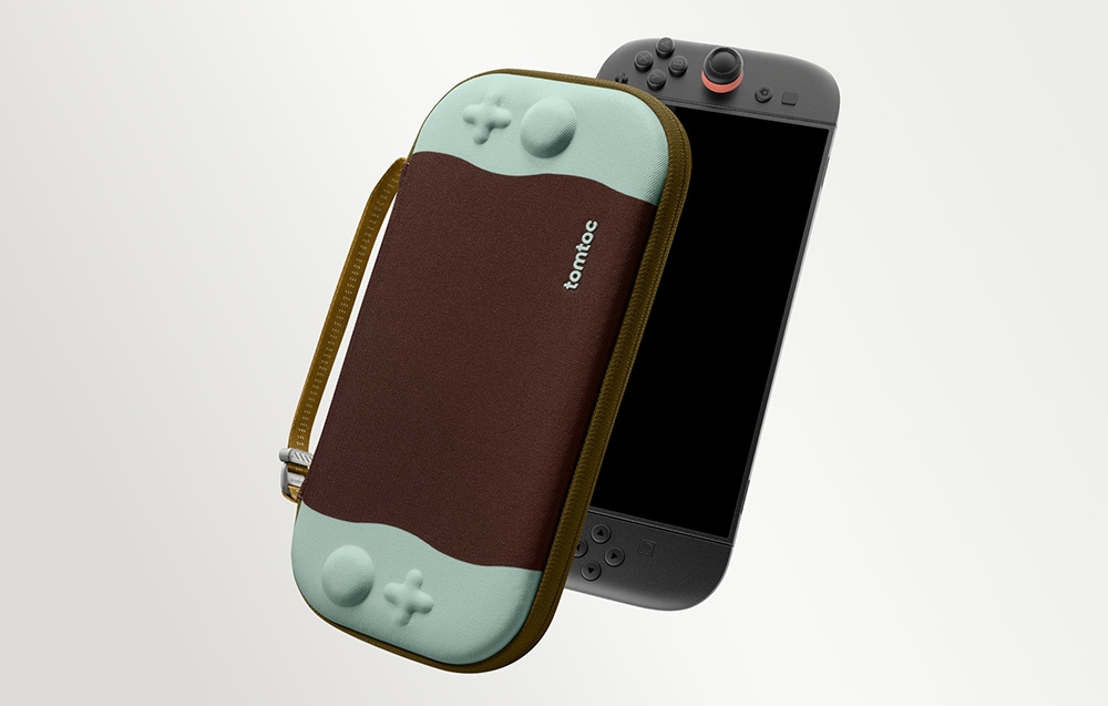 TOMTOC FancyCase-G05 Switch 2 Slim Case (ChocoMint) aprašymas - Prekės nuotrauka