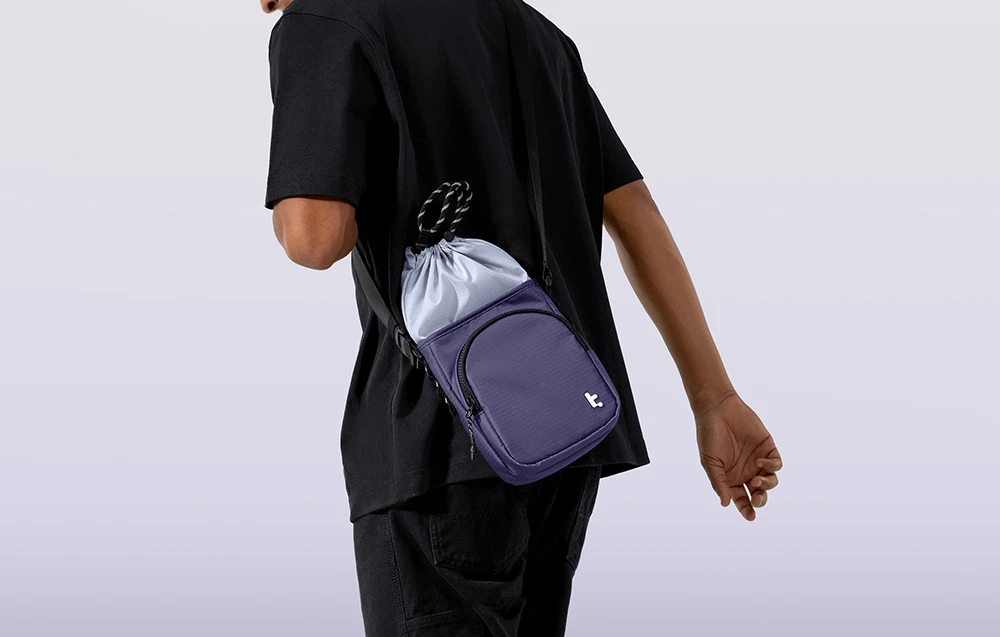 TOMTOC GameOn-G50 Switch 2 JoyCarry Sling Bag (violetinė) aprašymas - Prekės nuotrauka