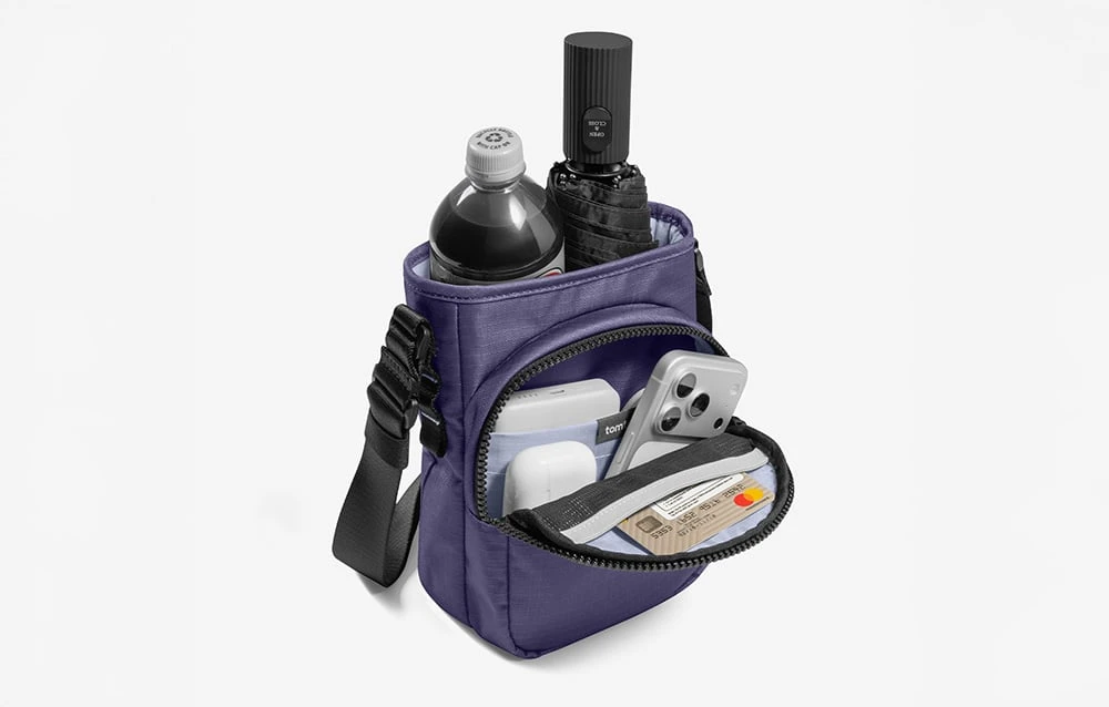 TOMTOC GameOn-G50 Switch 2 JoyCarry Sling Bag (violetinė) aprašymas - Prekės nuotrauka