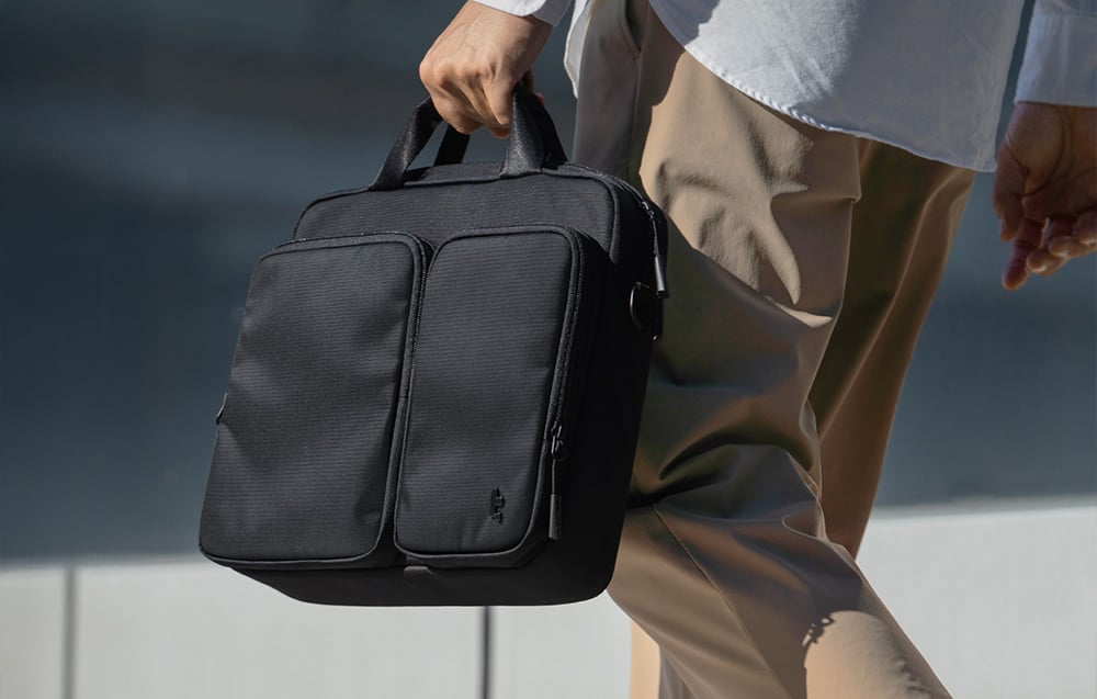 TOMTOC Navigator-A33 14" Nešiojamas kompiuteris Shoulder Bag (Juodas) aprašymas - Prekės nuotrauka