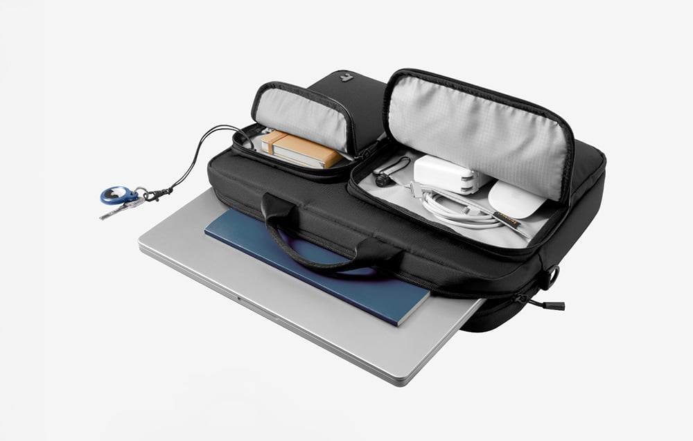 TOMTOC Navigator-A33 14" Nešiojamas kompiuteris Shoulder Bag (Juodas) aprašymas - Prekės nuotrauka