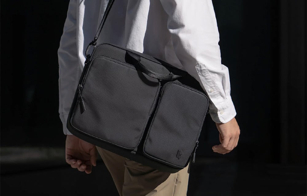 TOMTOC Navigator-A33 16" Nešiojamas kompiuteris Shoulder Bag (Juodas) aprašymas - Prekės nuotrauka