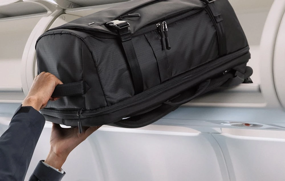 TOMTOC Navigator-T66 Liteway Travel Backpack 28L/15.6" (Juodas) aprašymas - Prekės nuotrauka