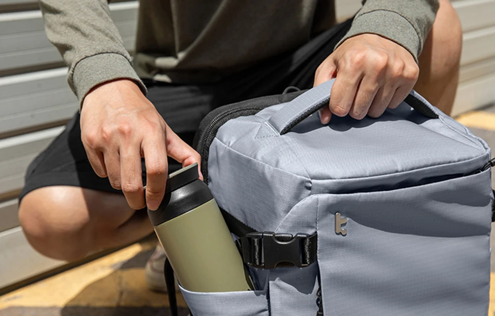 Tomtoc Navigator-T66 Liteway Travel Backpack, 17"/40L (pilka) aprašymas - Prekės nuotrauka