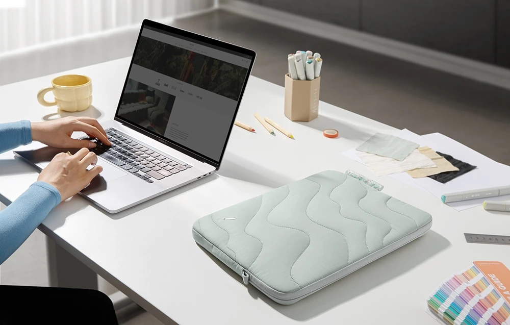 TOMTOC Neo Terra-A27 13" MacBook Case (Mėlyna) aprašymas - Prekės nuotrauka
