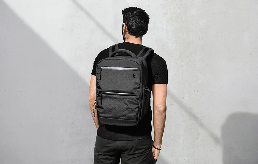 TOMTOC TechPack-T73 X-pac 15.6''/30L Nešiojamas kompiuteris Backpack (Juodas) aprašymas - Prekės nuotrauka
