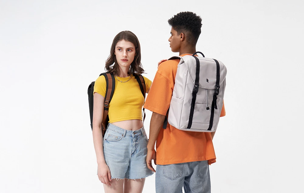 Tomtoc VintPack-TA1 Nešiojamas kompiuteris Backpack, 15.6"/22L (Gray) aprašymas - Prekės nuotrauka
