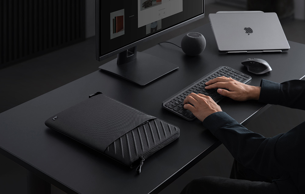 Tomtoc Voyage-A10 14'' laptop case (juodas) aprašymas - Prekės nuotrauka Tomtoc Voyage-A10 14'' laptop case (juodas) aprašymas - Prekės nuotrauka