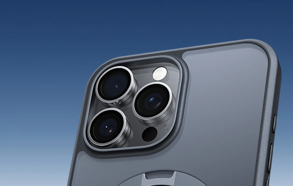 „Torras Lensguard“ fotoaparato stiklas, skirtas „iPhone 16 Pro“ (pilkas) aprašymas - Prekės nuotrauka