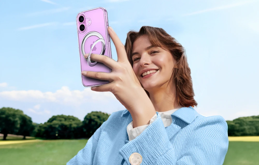 Torras Ostand Pro dėklas, skirtas iPhone 16 Plus (skaidrus) aprašymas - Prekės nuotrauka Torras Ostand Pro dėklas, skirtas iPhone 16 Plus (skaidrus) aprašymas - Prekės nuotrauka