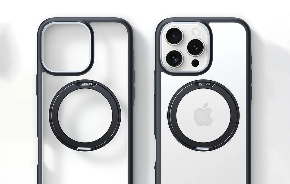Torras „Ostand R Fusion“ dėklas, skirtas „iPhone 16 Pro“ (juodas) aprašymas - Prekės nuotrauka Torras „Ostand R Fusion“ dėklas, skirtas „iPhone 16 Pro“ (juodas) aprašymas - Prekės nuotrauka