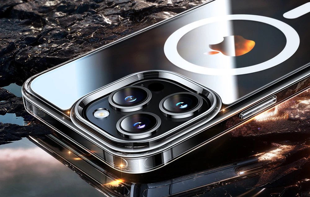 Torras telefono dėklas Diamond Clear-Mag, skirtas iPhone 15 PRO (skaidrus) aprašymas - Prekės nuotrauka