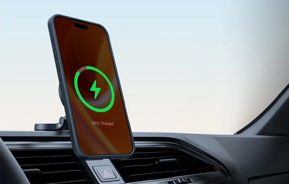 Dėklas Torras Pstand Spin Case, skirtas iPhone 16 (juodas) aprašymas - Prekės nuotrauka