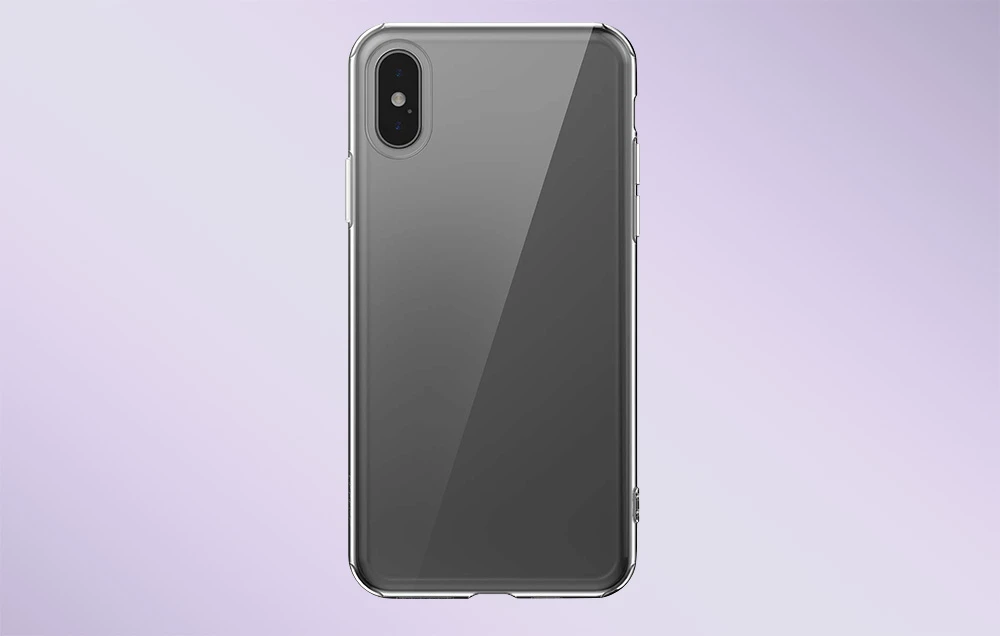 Skaidrus dėklas Baseus Simple, skirtas iPhone XS MAX aprašymas - Prekės nuotrauka