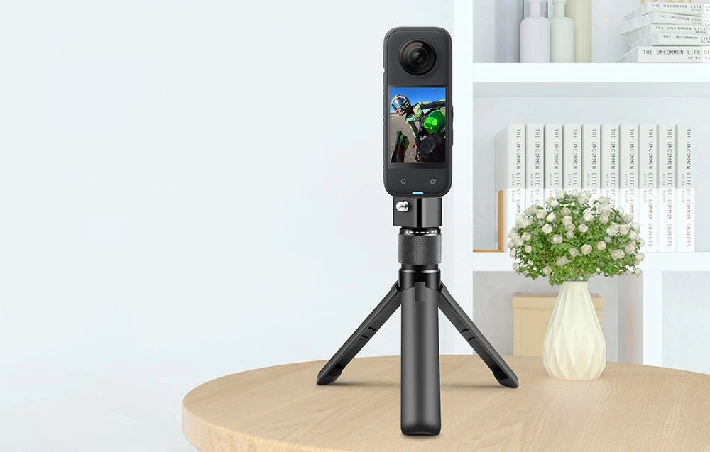 Trikojo stovas PULUZ skirtas Insta360 X3 / X4 aprašymas - Prekės nuotrauka Trikojo stovas PULUZ skirtas Insta360 X3 / X4 aprašymas - Prekės nuotrauka