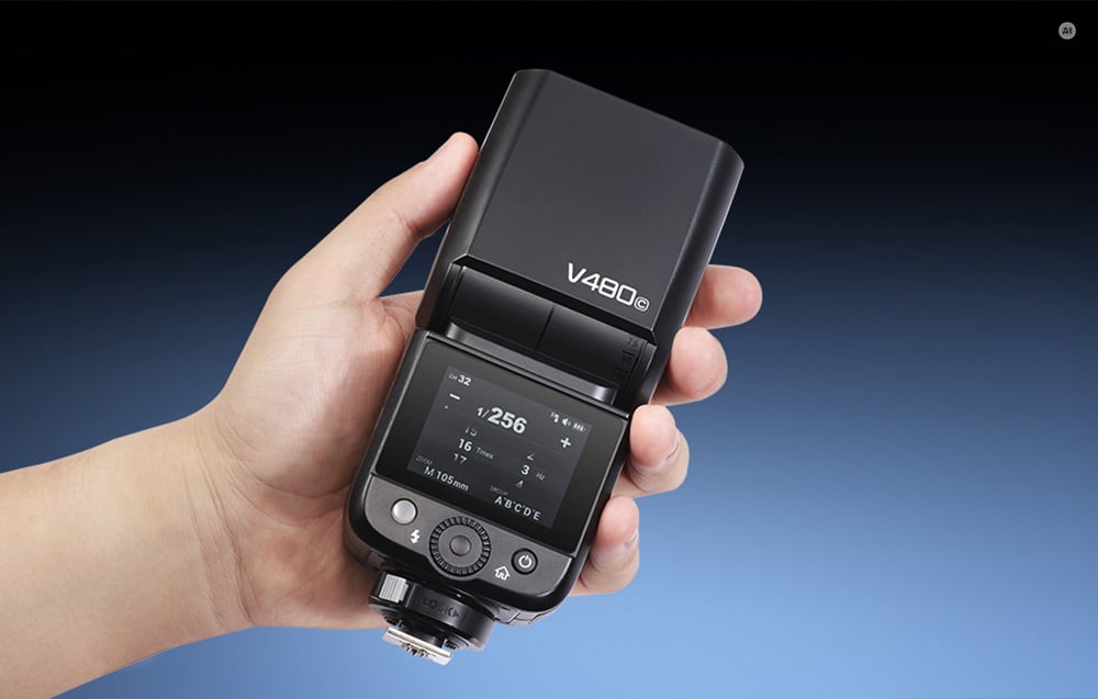 Godox blykstė V480, skirta „Canon“ aprašymas - Prekės nuotrauka