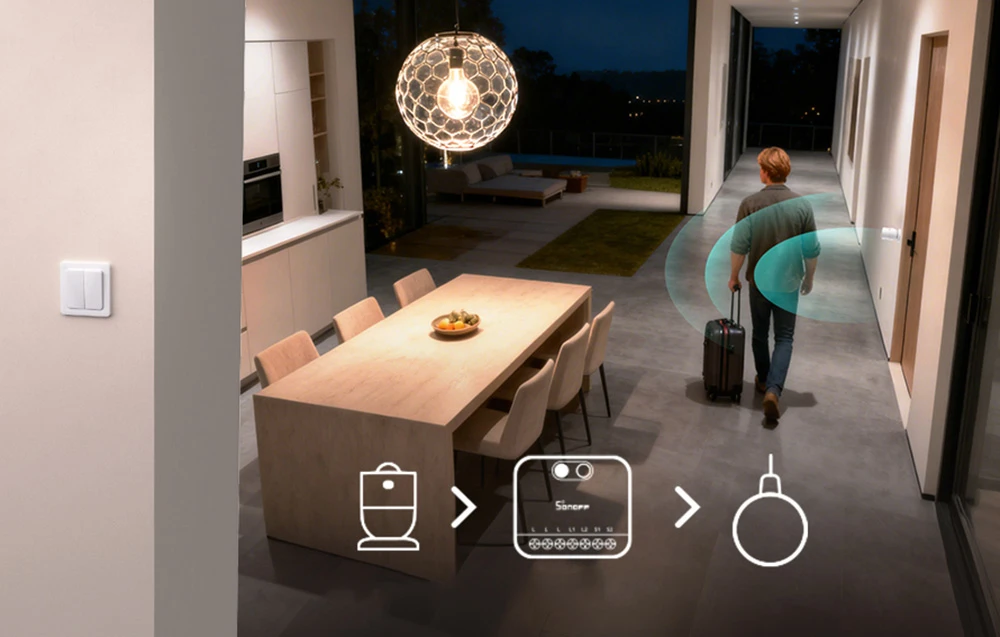 Sonoff Mini Duo-L 2 kanalų Zigbee 3.0 išmanioji relė (be nulio) aprašymas - Prekės nuotrauka Sonoff Mini Duo-L 2 kanalų Zigbee 3.0 išmanioji relė (be nulio) aprašymas - Prekės nuotrauka