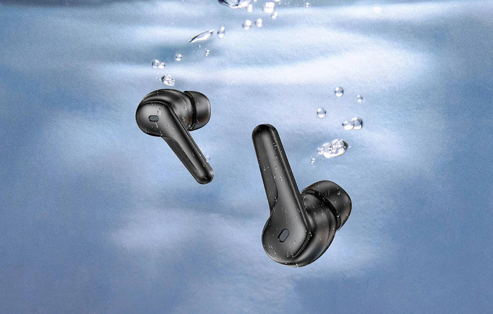 Choetech BH-T17 belaidės TWS ANC ENC IPX6 ausinės – juodos spalvos aprašymas - Prekės nuotrauka Choetech BH-T17 belaidės TWS ANC ENC IPX6 ausinės – juodos spalvos aprašymas - Prekės nuotrauka
