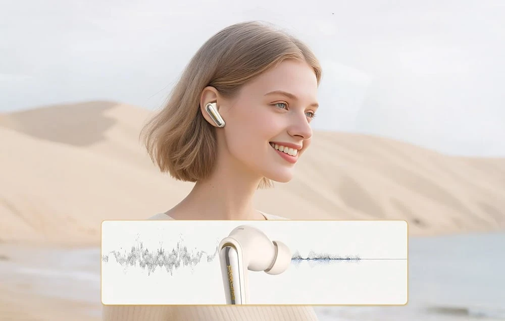 TWS ONIKUMA TX610 ausinės (beige) aprašymas - Prekės nuotrauka