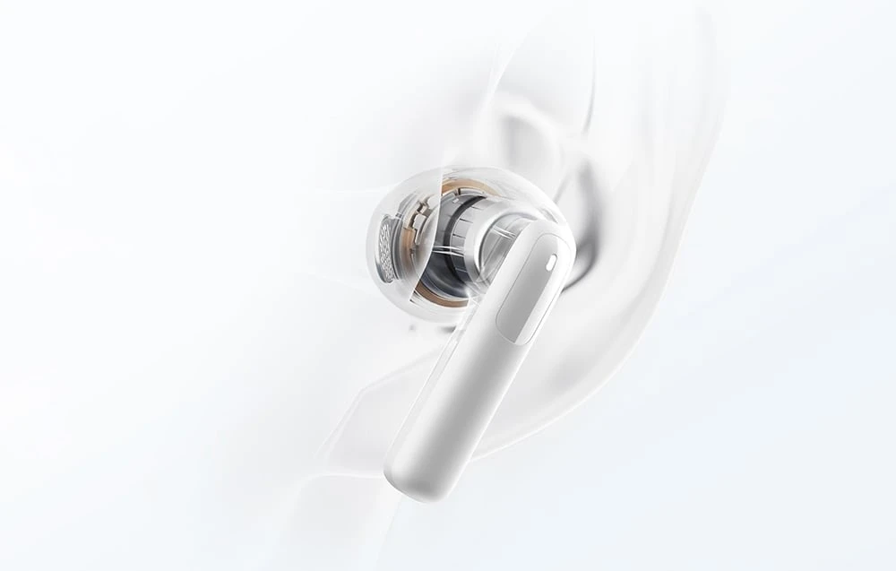 QCY AilyBuds E10 LDAC ENC IPX4 In-Ear Ausinės - Baltas aprašymas - Prekės nuotrauka