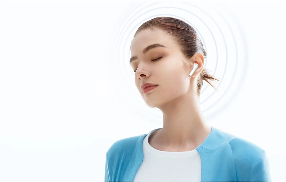 QCY AilyBuds E10 LDAC ENC IPX4 In-Ear Ausinės - Baltas aprašymas - Prekės nuotrauka