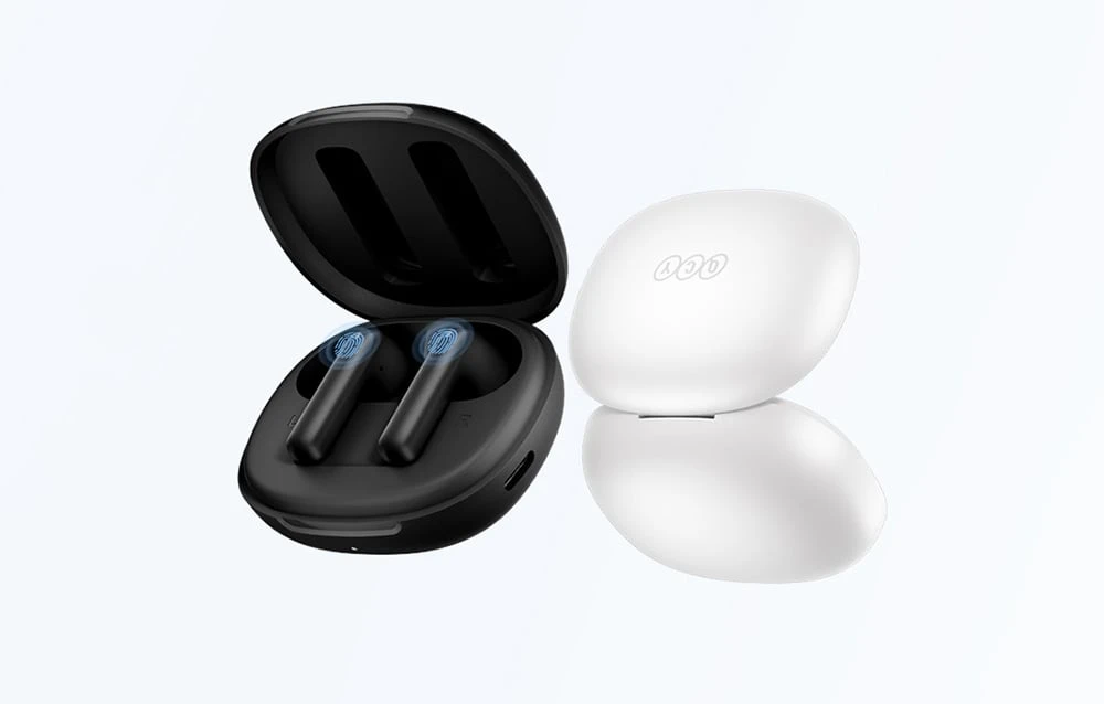 QCY AilyBuds E10 LDAC ENC IPX4 In-Ear Ausinės - Baltas aprašymas - Prekės nuotrauka