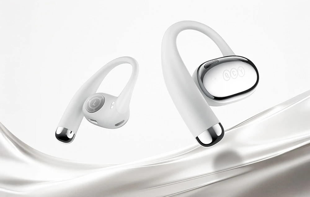 OWS QCY Crossky R70 LDAC IPX5 Ausinės with Ear Hooks - Juodas aprašymas - Prekės nuotrauka
