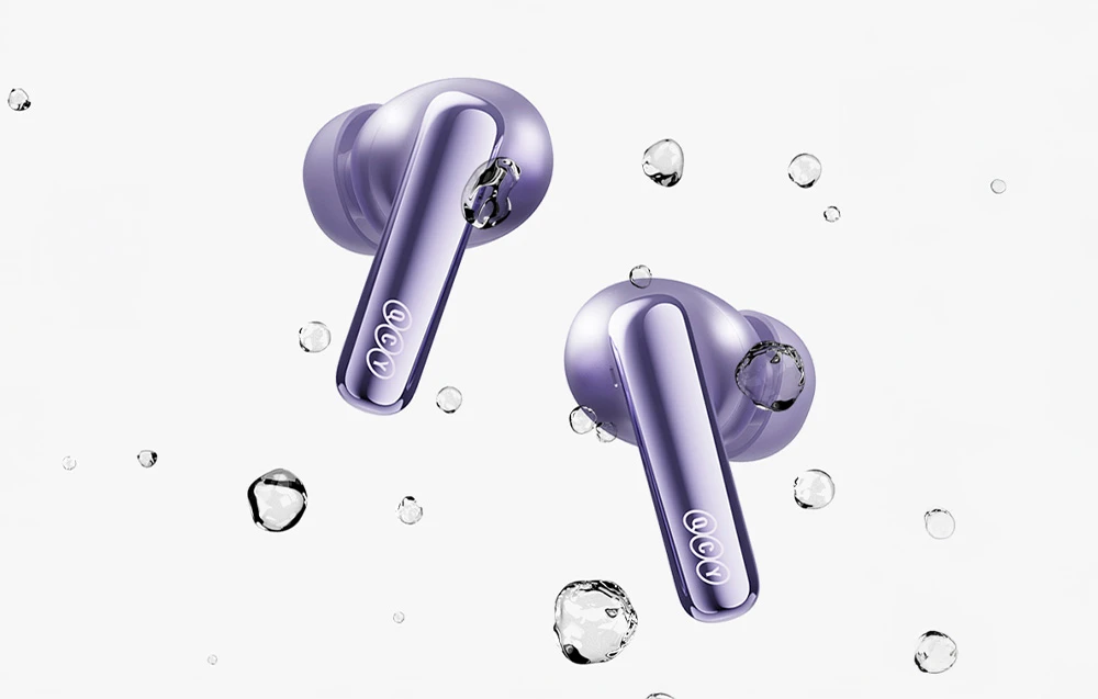 TWS QCY MeloBuds N70 ausinės (violetinė) aprašymas - Prekės nuotrauka