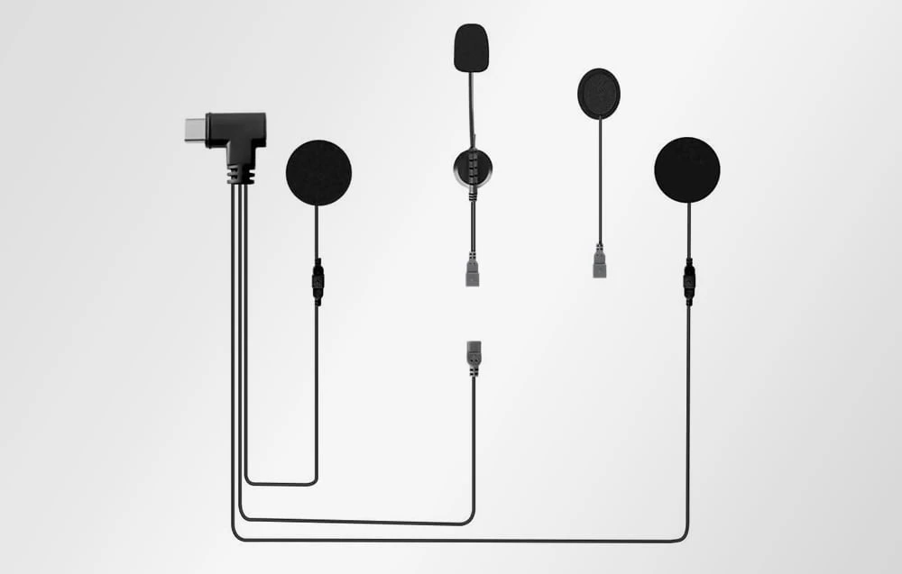 Type C headset for motorcycle helmet for MS8 EJEAS HIFI-M3 intercom aprašymas - Prekės nuotrauka