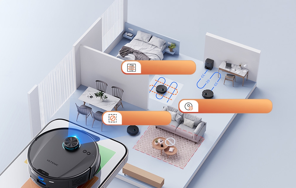 ULTENIC T20 PRO Cleaning Robot aprašymas - Prekės nuotrauka
