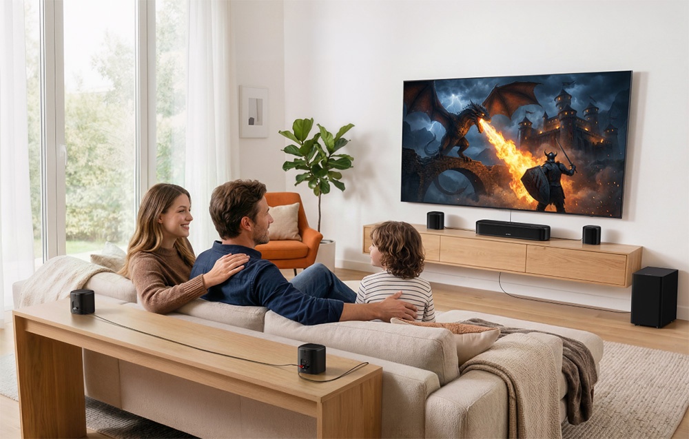 Namų kino sistema Ultimea Aura S5T Soundbar aprašymas - Prekės nuotrauka