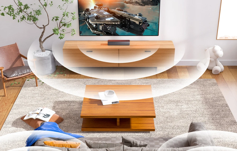 Namų kino sistema Ultimea Poseidon D50 Soundbar aprašymas - Prekės nuotrauka