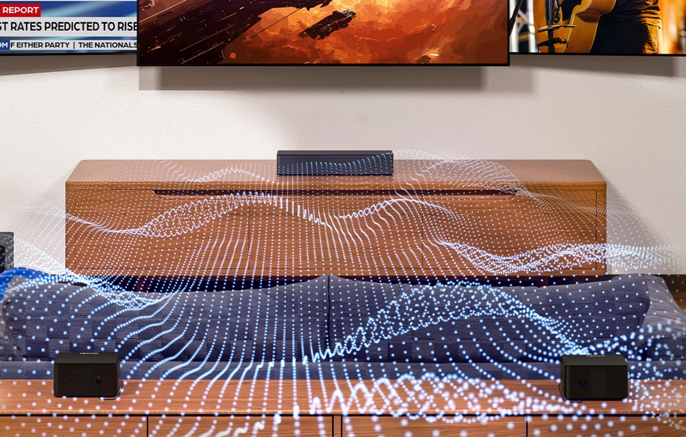 Namų kino sistema Ultimea Poseidon D50 Soundbar aprašymas - Prekės nuotrauka