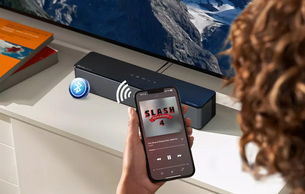 Namų kino sistema Ultimea Poseidon D60 Soundbar aprašymas - Prekės nuotrauka