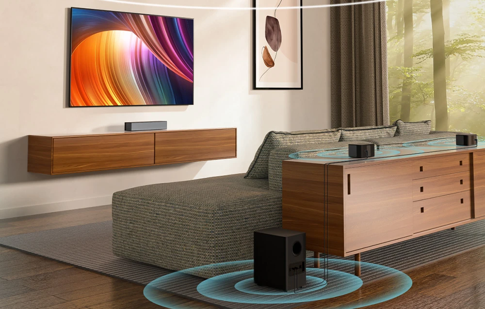 Namų kino sistema Ultimea Poseidon D60 Soundbar aprašymas - Prekės nuotrauka