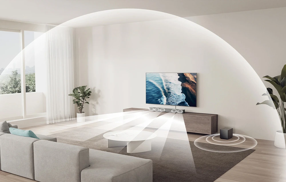 Namų kino sistema Ultimea Poseidon M60 BOOM garso juosta aprašymas - Prekės nuotrauka