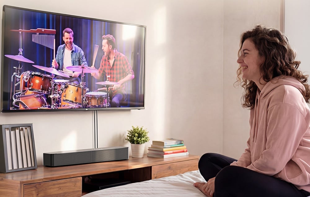 Namų kino sistema Ultimea Poseidon R3T Soundbar aprašymas - Prekės nuotrauka